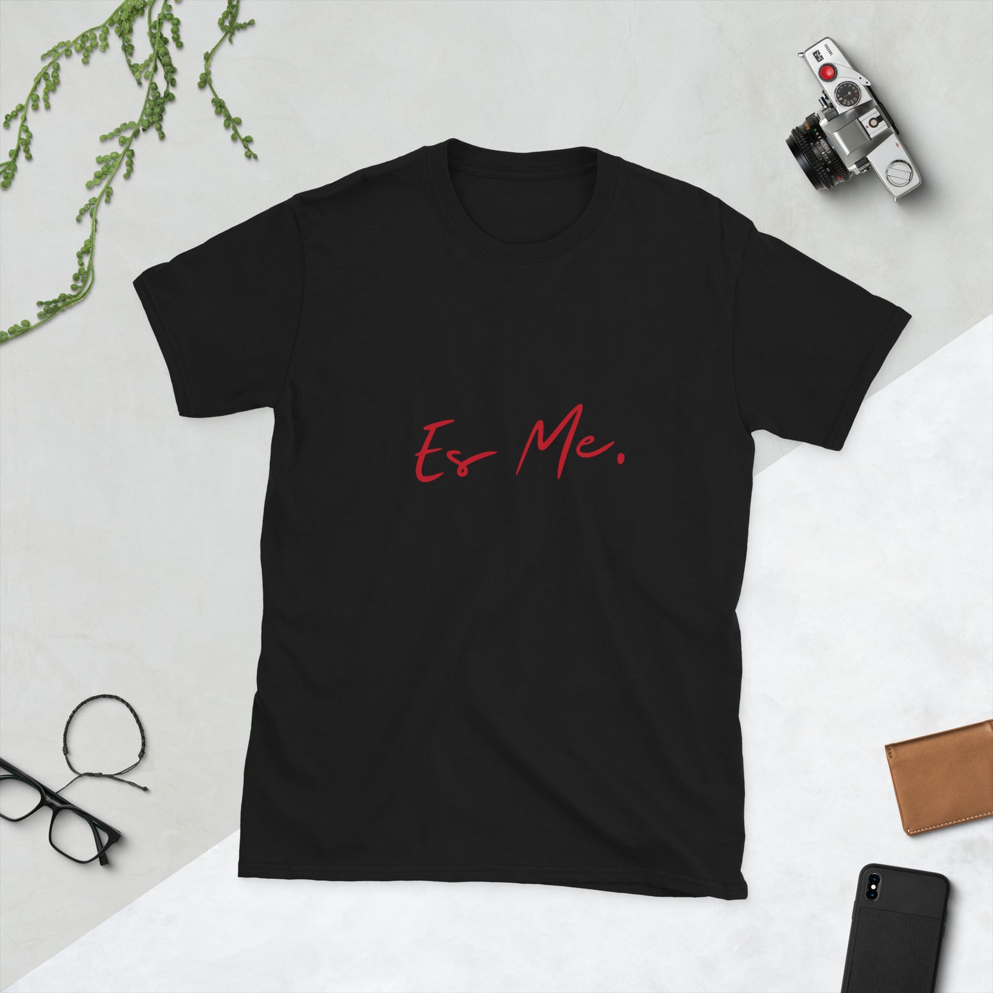 Es Me Unisex T-Shirt Red Lettering