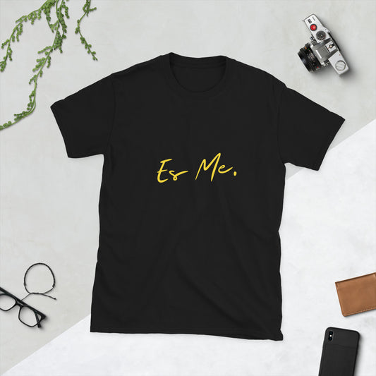 Es Me Unisex T-Shirt Gold Lettering