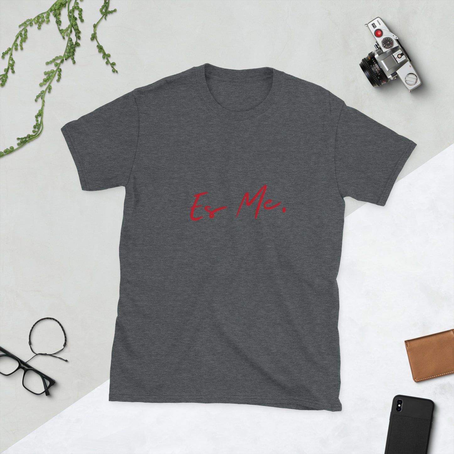 Es Me Unisex T-Shirt Red Lettering