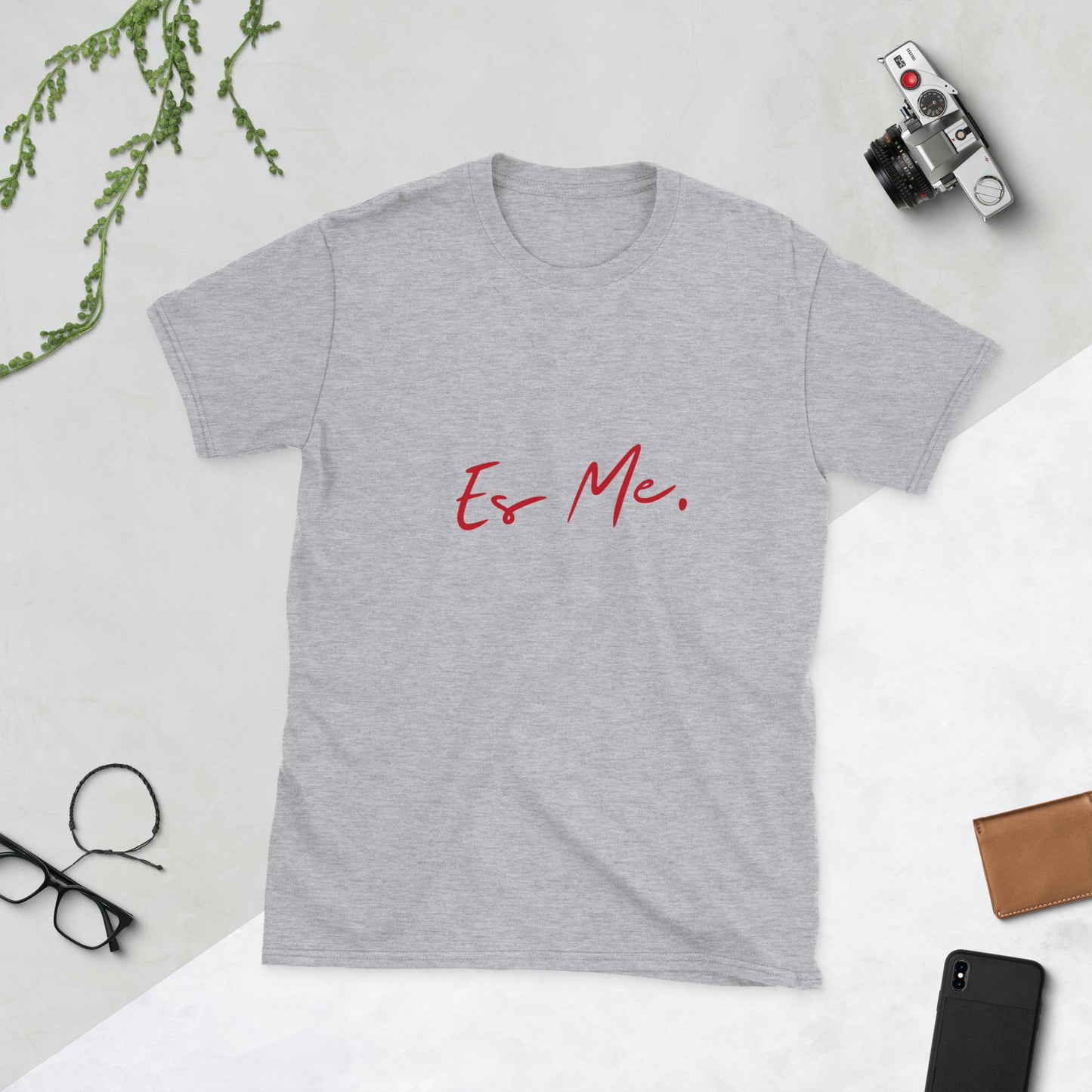 Es Me Unisex T-Shirt Red Lettering