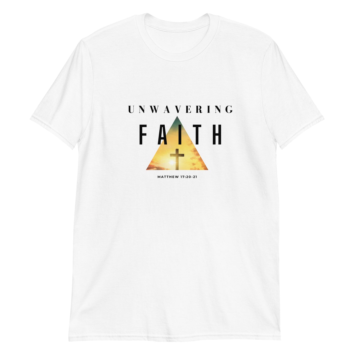 UNWAVERING FAITH T-Shirt GRAY WHITE